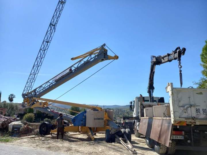 Installation de grues La région de PACA (Provence-Alpes-Côte d’Azur)